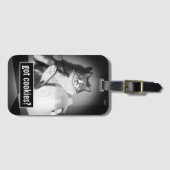 Kat Drink melk van Jug Bagagelabel (Voorkant (horizontaal))