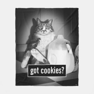 Kat Drink melk van Jug Fleece Deken