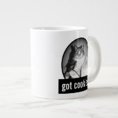 Kat Drink melk van Jug Grote Koffiekop (Voorkant rechts)