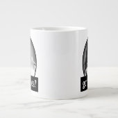 Kat Drink melk van Jug Grote Koffiekop (Voorkant)