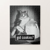 Kat Drink melk van Jug Legpuzzel (Verticaal)