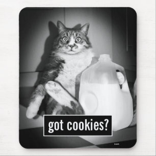 Kat Drink melk van Jug Muismat