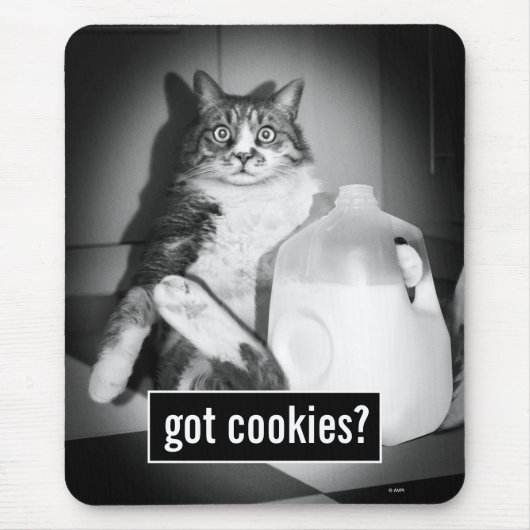 Kat Drink melk van Jug Muismat (Voorkant)