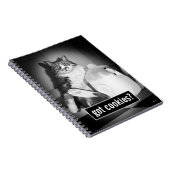 Kat Drink melk van Jug Notitieboek (Rechterzijde)