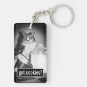 Kat Drink melk van Jug Sleutelhanger (achterkant)