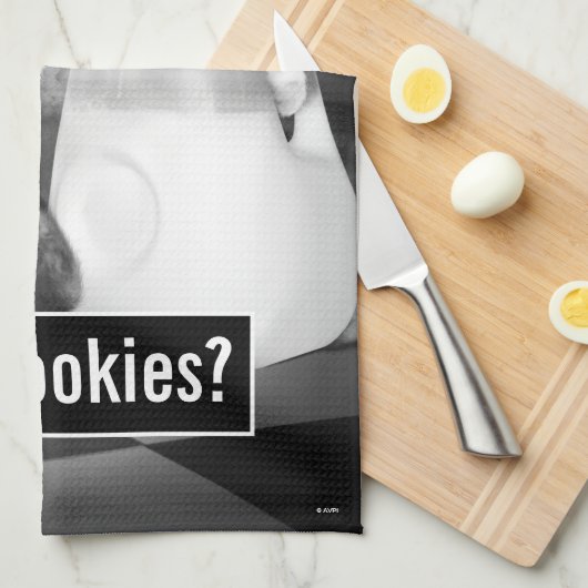 Kat Drink melk van Jug Theedoek (Quarter Fold)