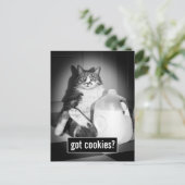 Kat Drink melk van Jug Uitnodiging Briefkaart (Staand voorkant)