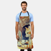 Kat drink thee schort (Gedragen)