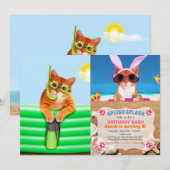 Kat-duiker met masker en snorkel kaart (Voorkant / Achterkant)