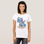 Kat Duiker Snorkel Duiken T-shirt (Voorkant volledig)