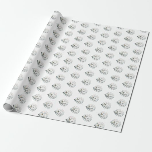 Kat dutje cadeaupapier (Uitgerold)