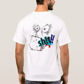 kat&easter wit t-shirt (Achterkant)