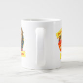 Kat Eating Cheese Puffs Grote Koffiekop (Achterkant)