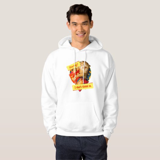 Kat Eating Cheese Puffs Hoodie (Voorkant volledig)