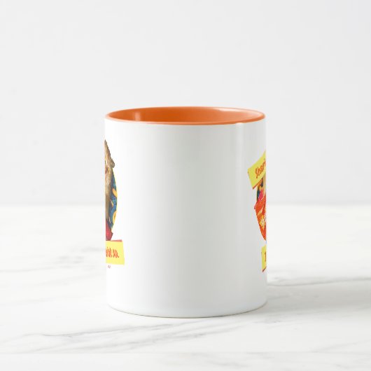 Kat Eating Cheese Puffs Mok (Midden)