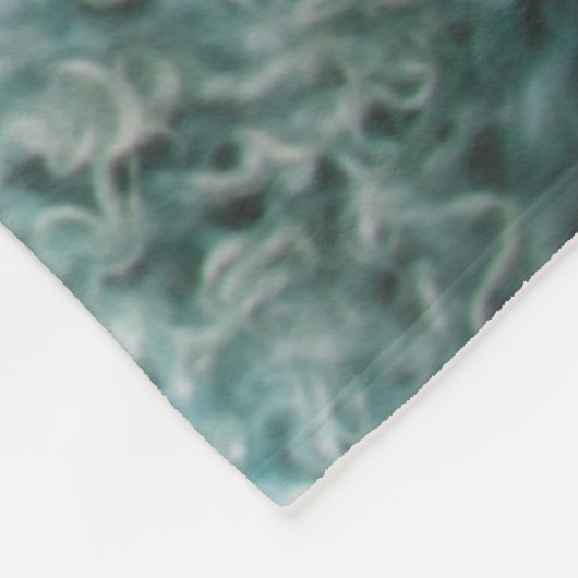 Kat Eating Donut Fleece Deken (Hoek)