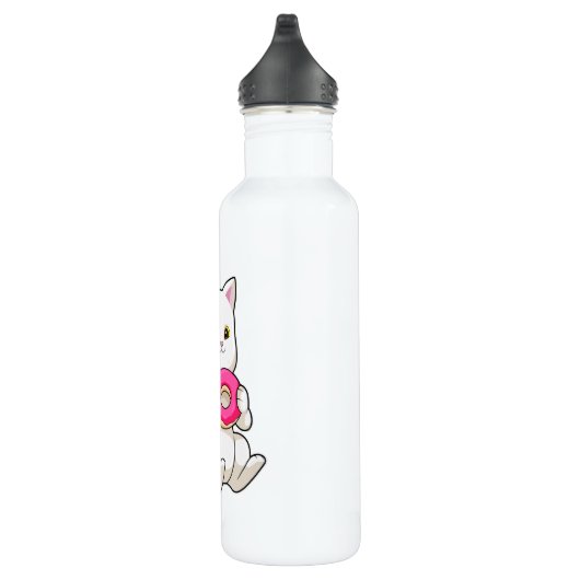 Kat Eating Donut Waterfles (Rechts)