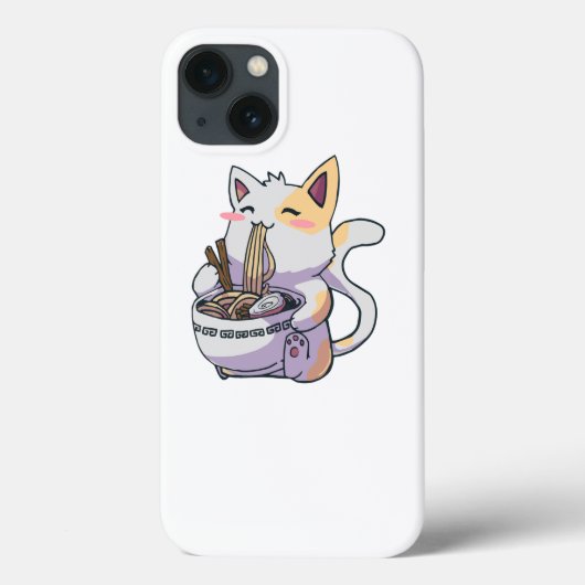 Kat Eating Ramen Case-Mate iPhone Case (Achterkant)
