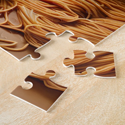 Kat Eating Spaghetti Legpuzzel (Zijkant)