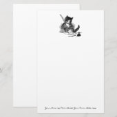  kat Een brief schrijven Briefpapier (Voorkant / Achterkant)