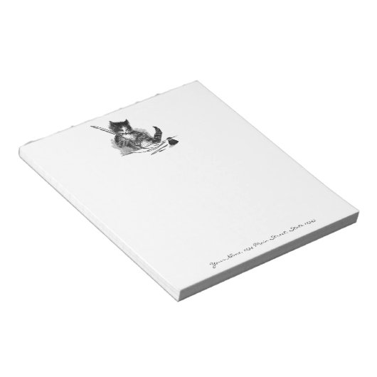  kat Een brief schrijven Notitieblok (Schuin)