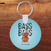 Kat Een dubbele tas afspelen of Cello Sleutelhanger (Voorkant)