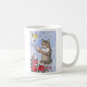 Kat Een fluitje afspelen Koffiemok