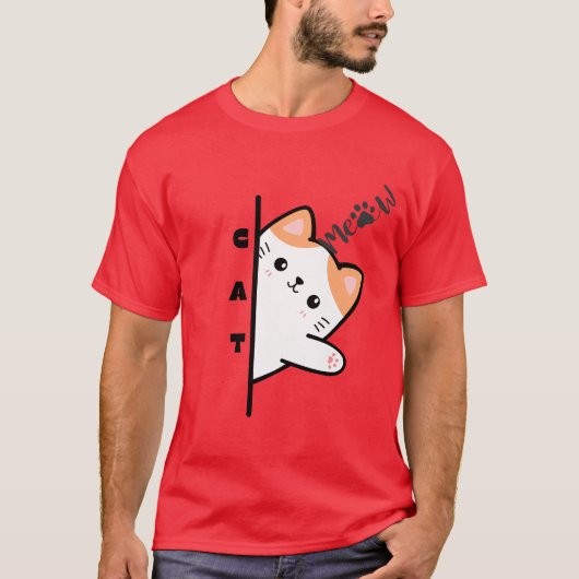 Kat een perfect cadeau voor kattenliefhebbers t-shirt (Voorkant)