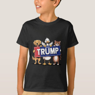 Kat eend hond huisdieren voor Trump T-shirt