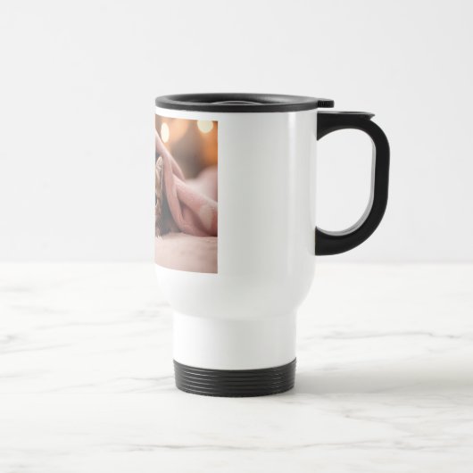 Kat eerst, koffie tweede reisbeker (Rechts)