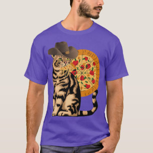 Kat eet pizza t-shirt