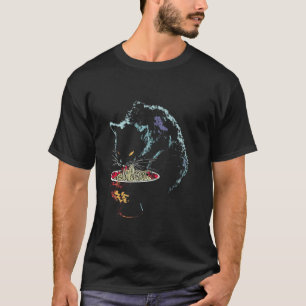 Kat Eet Ramen Noedels - Minimalistische Ramen Kitt T-shirt