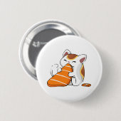 kat eet sushi ronde button 5,7 cm (Voorkant /achterkant)