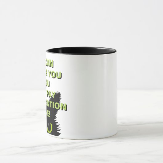 Kat-eigenaars halen het! Kat heeft een slechte sta Mok (Midden)