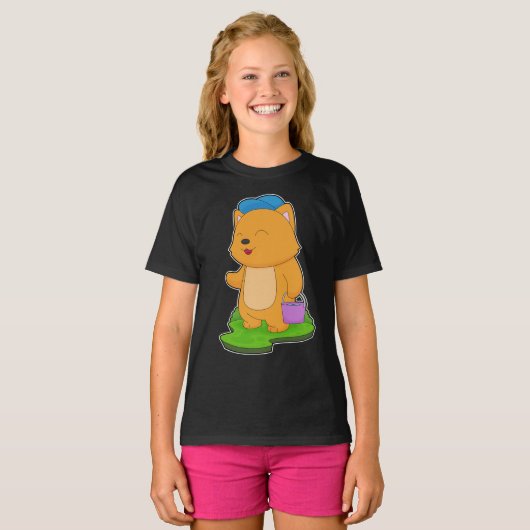 Kat Emmer van Water T-shirt (Voorkant volledig)