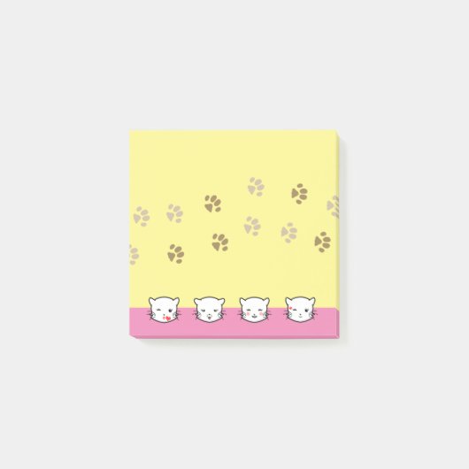 Kat Emoji Kunst 2 Post-it® Notes (Voorkant)