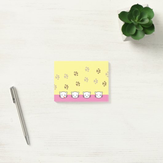 Kat Emoji Kunst 2 Post-it® Notes (Kantoor)