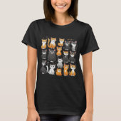 Kat emoties t-shirt (Voorkant)
