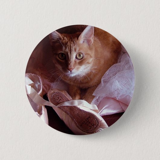 Kat- en balletschuifpannen ronde button 5,7 cm (Voorkant)