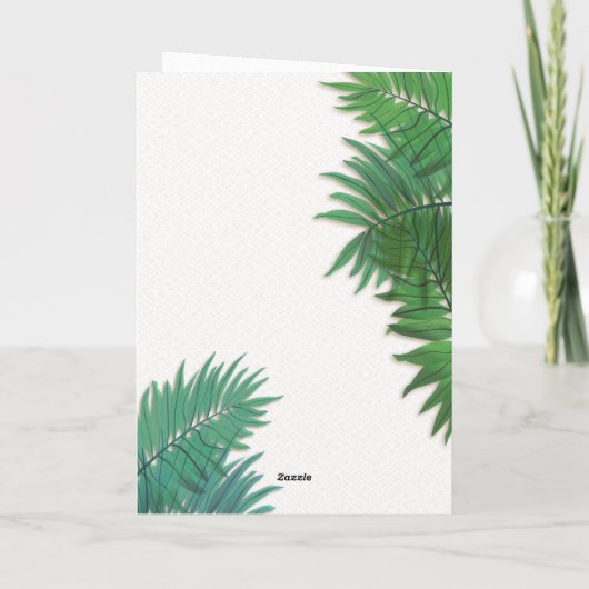 Kat en ballon van het verjaardagsfeest met aangepa kaart (Achterkant)