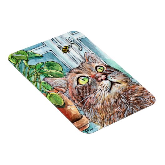 Kat en bijen magneet (Rechterzijde)