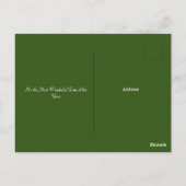 Kat en Briefkaart voor kerstboombegroeting (Achterkant)