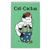 Kat en cactus kalender (Hoes)