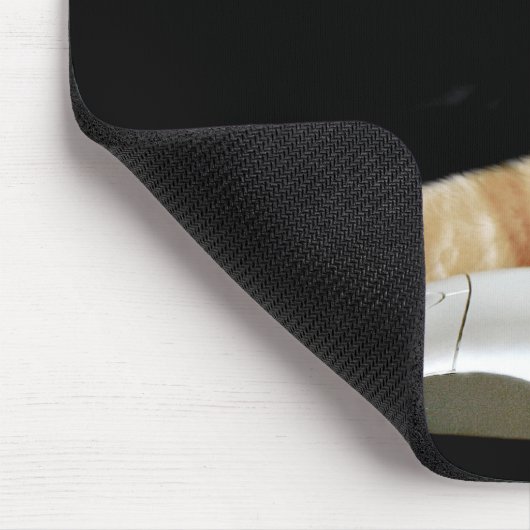 Kat en computermuis muismat (Hoek)