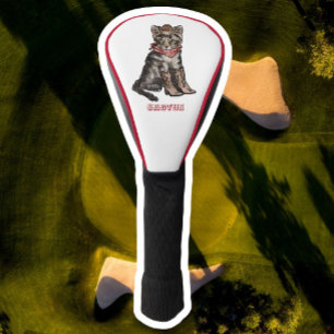 Kat en cowboy golf hoofddeksel golfheadcover
