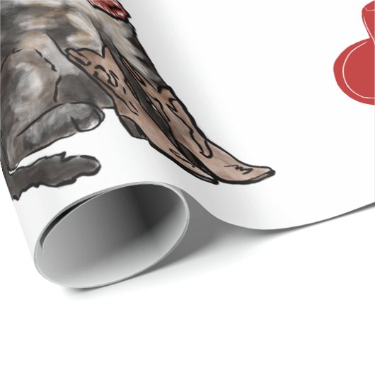 Kat en cowboys cadeaupapier (Rol Hoek)