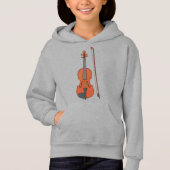 Kat en de duivel - Mijn Violin - Meisjes hoodie (Voorkant)