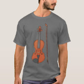 Kat en de Fiddle, Violin - Mannen T-Shirt (Voorkant)