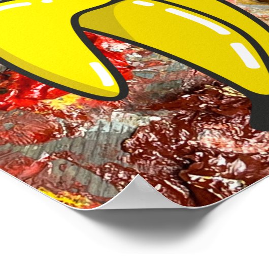 Kat en de kleuren poster (Hoek)