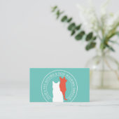 Kat- en Dog Pet Sitter Dog Walker Visitekaartje (Staand voorkant)